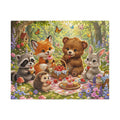 Woodland Friends Picnic Jigsaw Puzzle — Cute Animal 110/520 Piece Puzzle